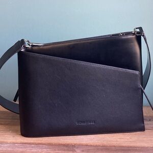 Black Leather Women’s Shoulder Bag